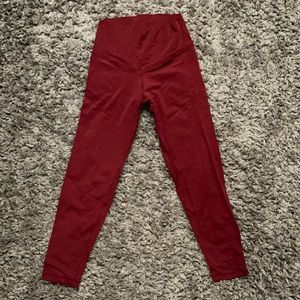 Maroon leggings